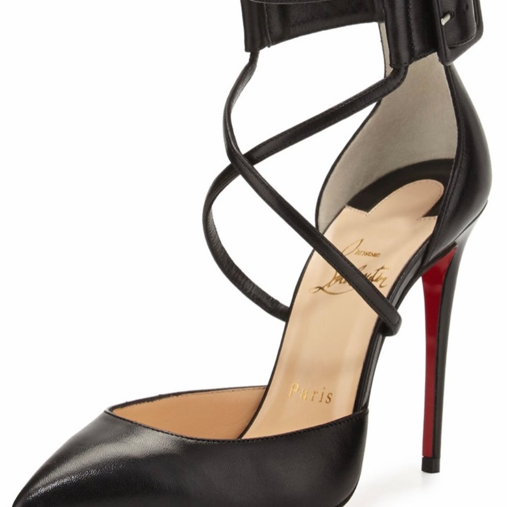 Christian Louboutin Suzanna Leather Crisscross NWT